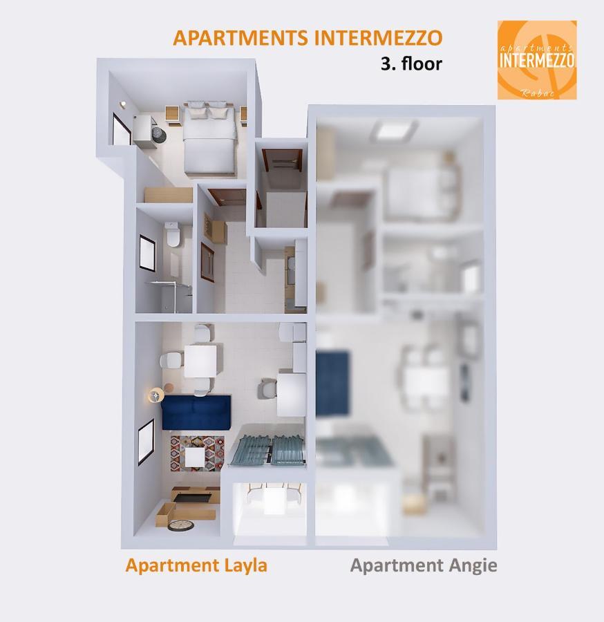 Apartment Layla - Intermezzo With Sea View In Center Of Rabac Eksteriør billede